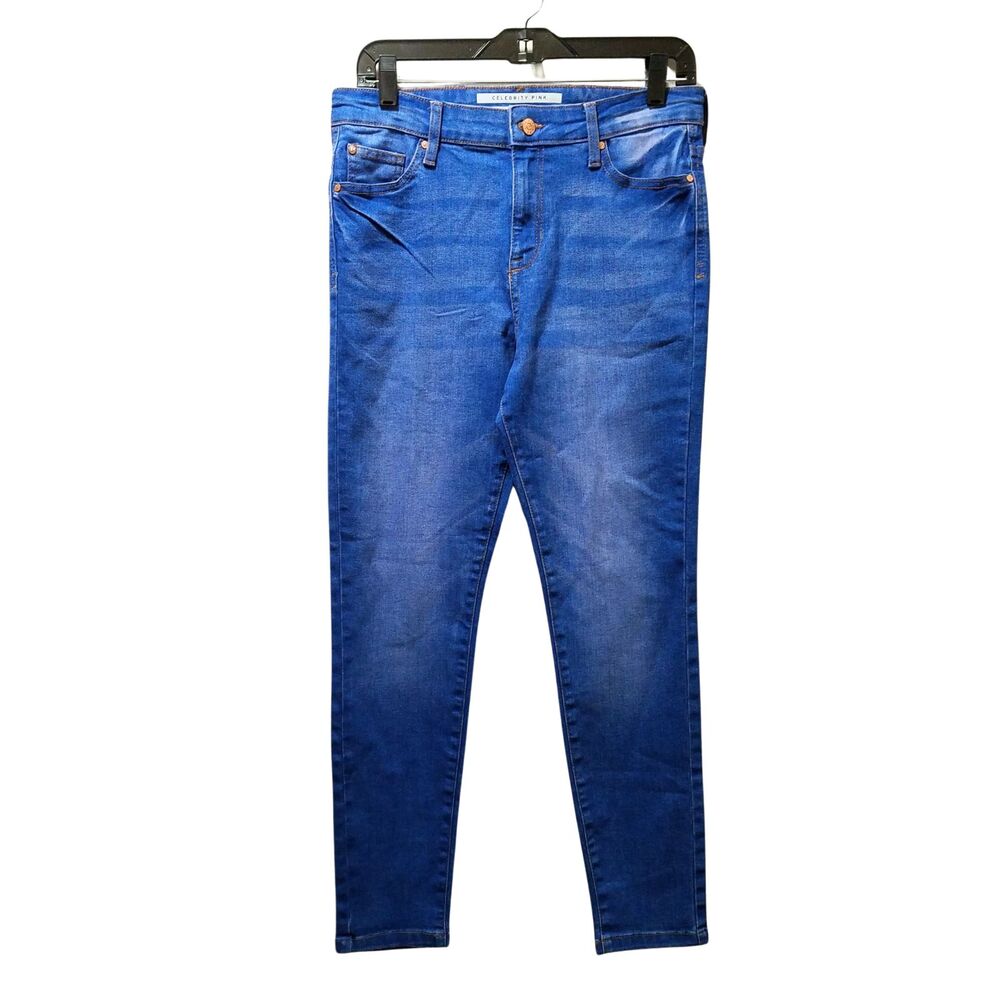 Celebrity Pink Jeans Junior’s 7/28 Blue Lagoon High Rise Ankle Skinny Denim